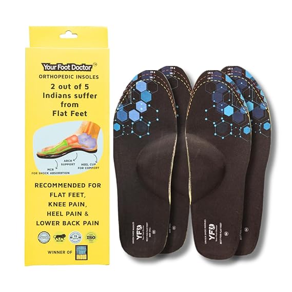 Orthopedic Unisex Flat Feet Shoe Insole With Medial Arch Support | Orthopedic Shoe Insole