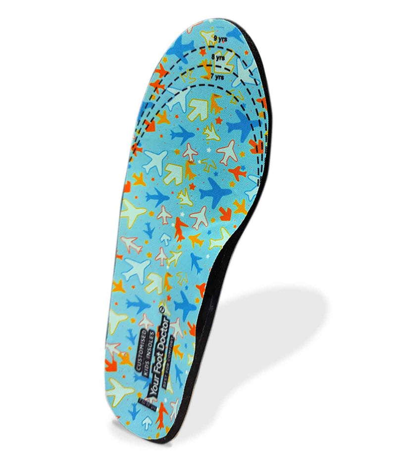  These insoles are designed to provide the necessary support and comfort to growing feet, helping to improve posture and alleviate foot pain. The insoles feature a medial arch support, which helps to distribute weight evenly across the foot and reduce strain on the arch. Made from durable materials, these insoles are perfect for active kids and can be easily fitted into most types of children's shoes.
