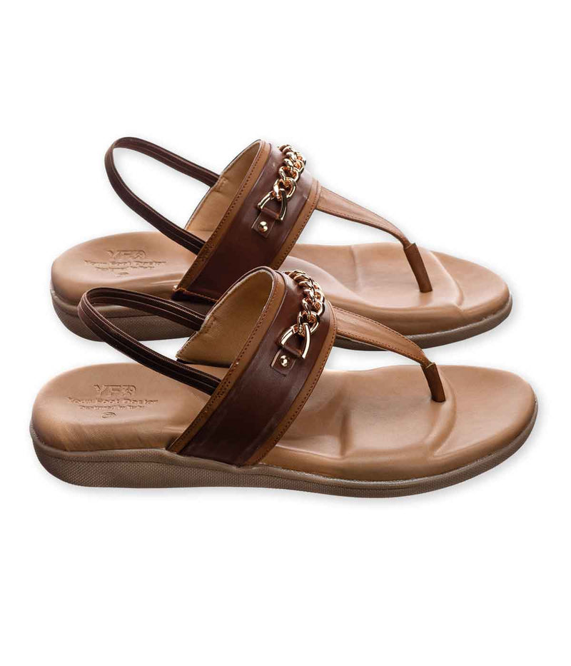 Buy Tan Flat Sandals for Women by Steppings Online | Ajio.com